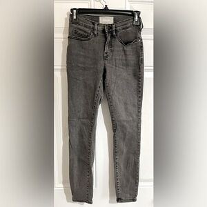 Everlane Jeans Women 24 Regular Dark Gray Stretch Pants Casual‎ Skinny Denim